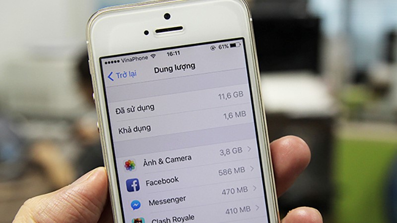 Hướng dẫn 10 cách giải phóng dung lượng Iphone