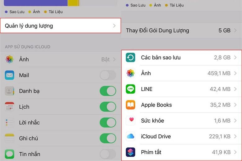 Xóa các ứng dụng không cần thiết trong thiết bị