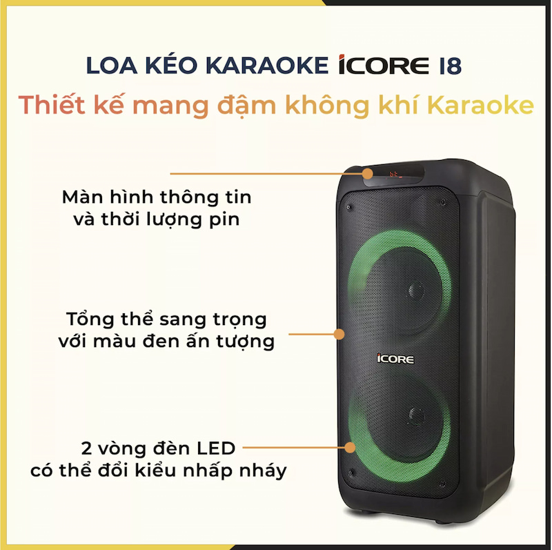 Thiết kế loa mang đậm chất karaoke