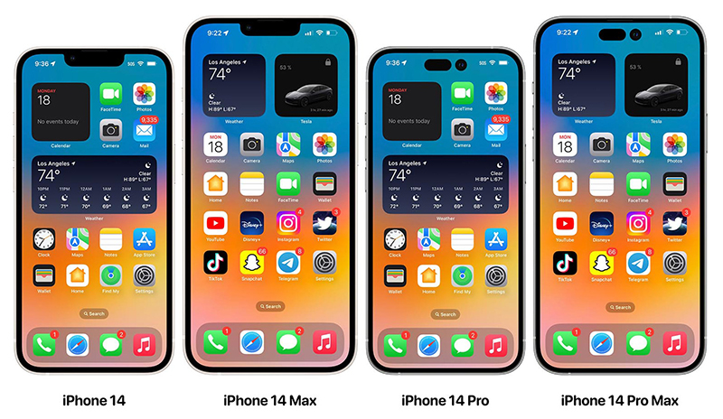 Bộ tứ iPhone 14 series