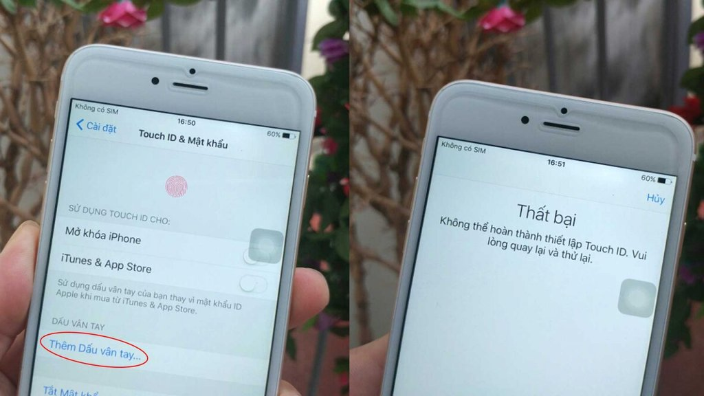 Cách nhận biết iPhone mất vân tay