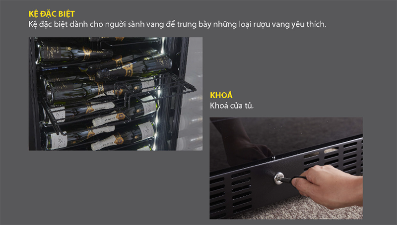 Có khóa cửa tủ