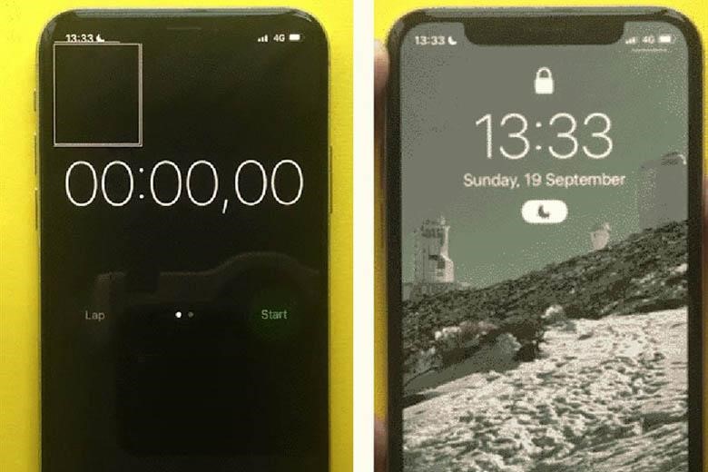 sử dụng Face ID hoặc Touch ID mới có thể mở khóa màn hình