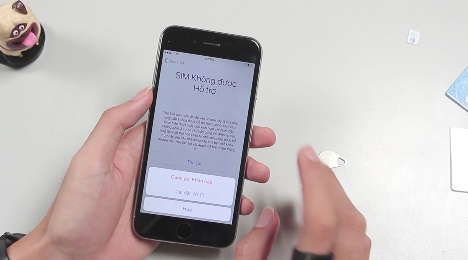 Kích hoạt iPhone lock không cần sim ghép