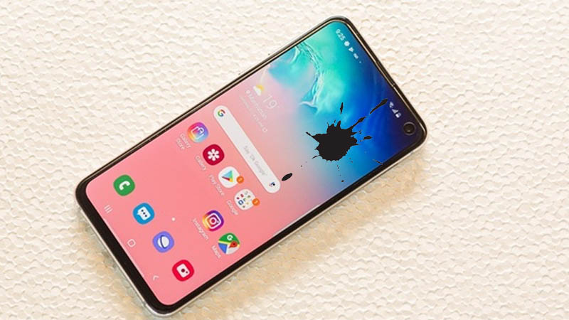 Màn hình bị chảy mực