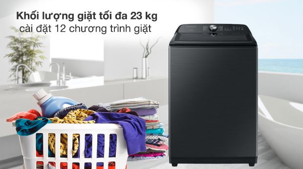 Khối lượng giặt và chương trình giặt