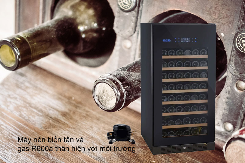Máy nén biến tần và gas R600a thân hiện với môi trường