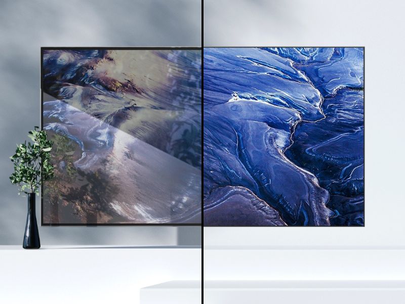 Samsung QA75QN90B có thể giảm thiểu độ chói trên màn hình