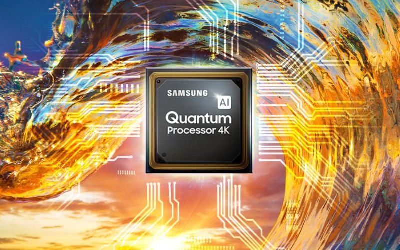 Tivi QLED Samsung 4K QA75LS03B sử dụng bộ xử lý Quantum Processer 4K