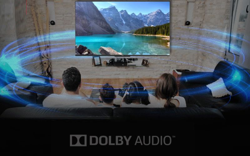 Công nghệ tái tạo âm thanh vòm giả lập Dolby Audio trên tivi Coocaa 55V6
