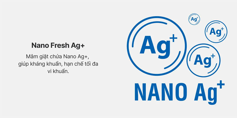 Công nghệ Nano Ag+ diệt khuẩn khử mùi