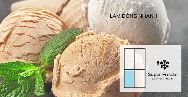 Tủ lạnh có thể làm đông nhanh