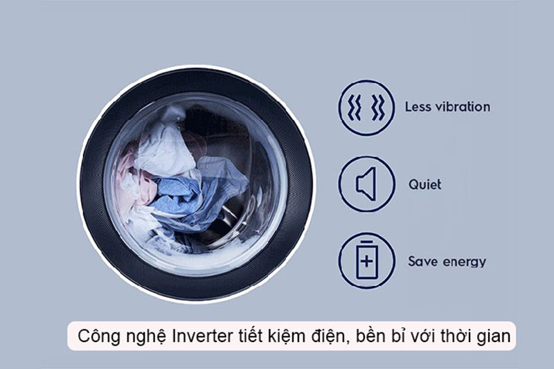 Vận hành êm ái, tiết kiệm điện năng cùng công nghệ Inverter