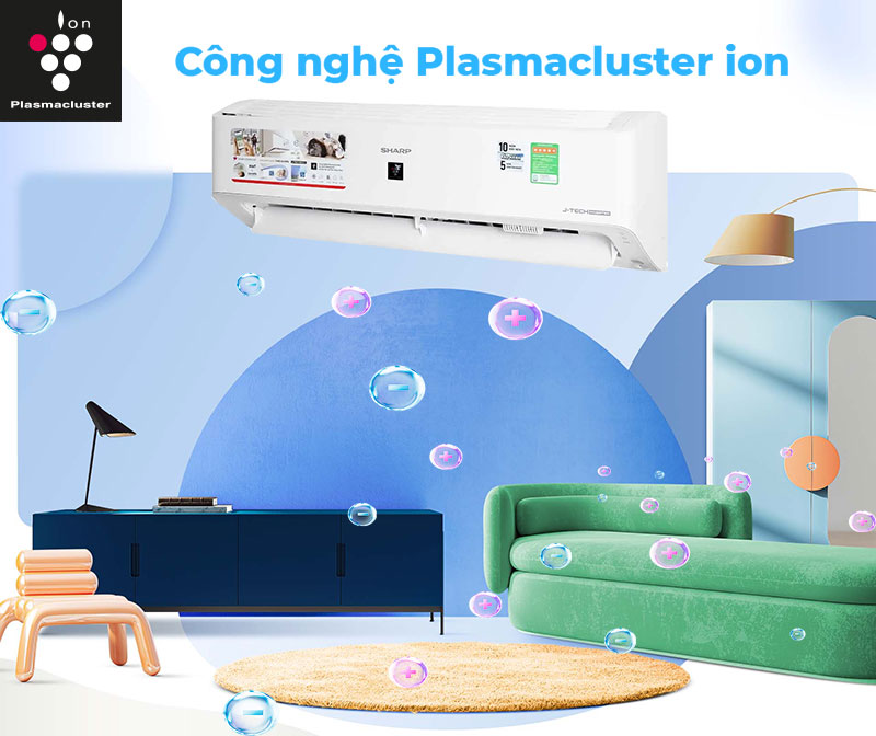 Công nghệ lọc khí Plasmacluster Ion