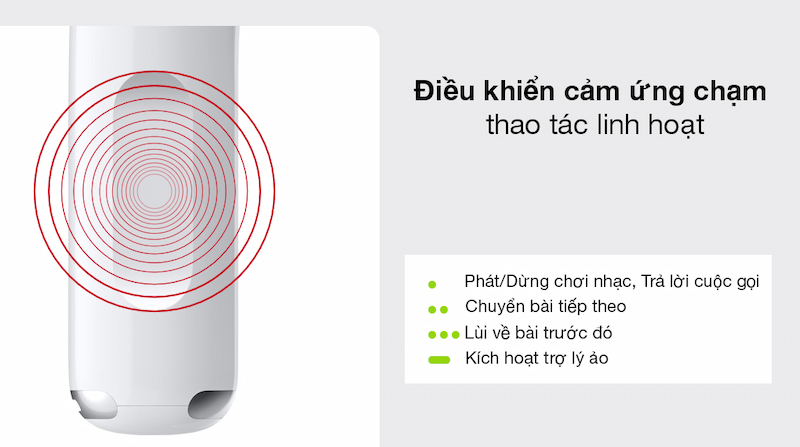 Điều khiển cảm ứng chạm linh hoạt