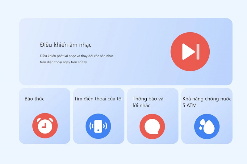 Đa dạng tính năng tiện lợi trên OPPO Band 2