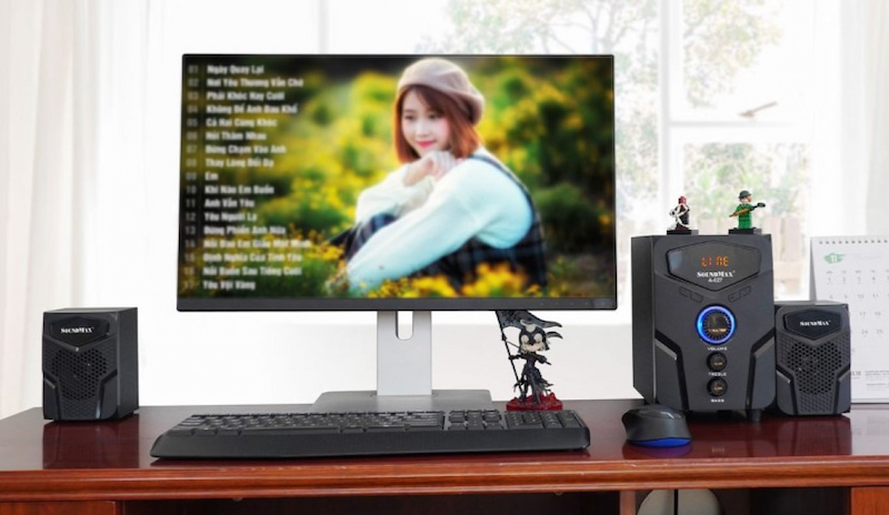 Loa Soundmax A827/2.1 có công suất 20W mang đến âm thanh to rõ