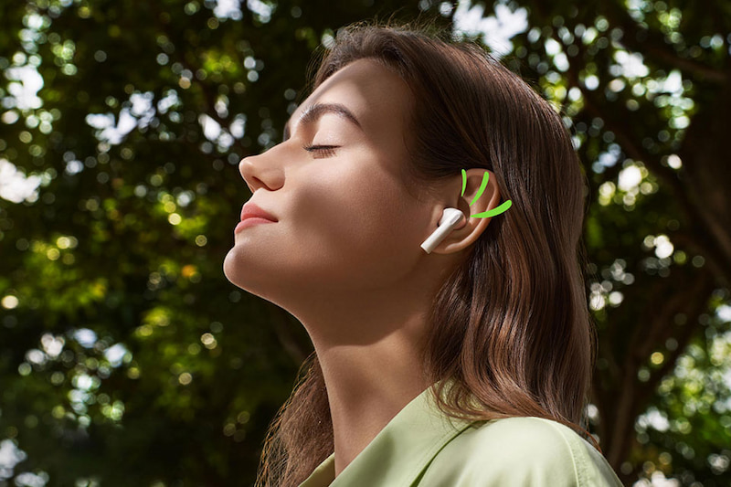 Tai nghe Bluetooth OPPO ENCO Buds 2 ETE41 với thiết kế in-ear vừa vặn