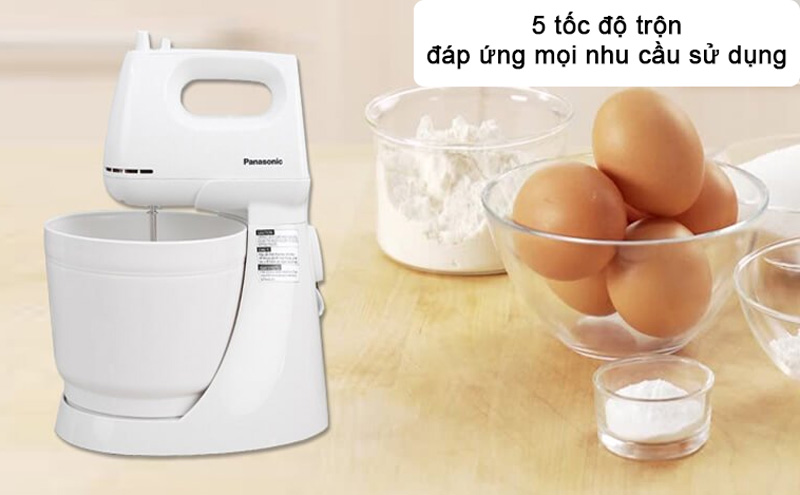Panasonic MK-GB3WRA có 5 tốc độ trộn