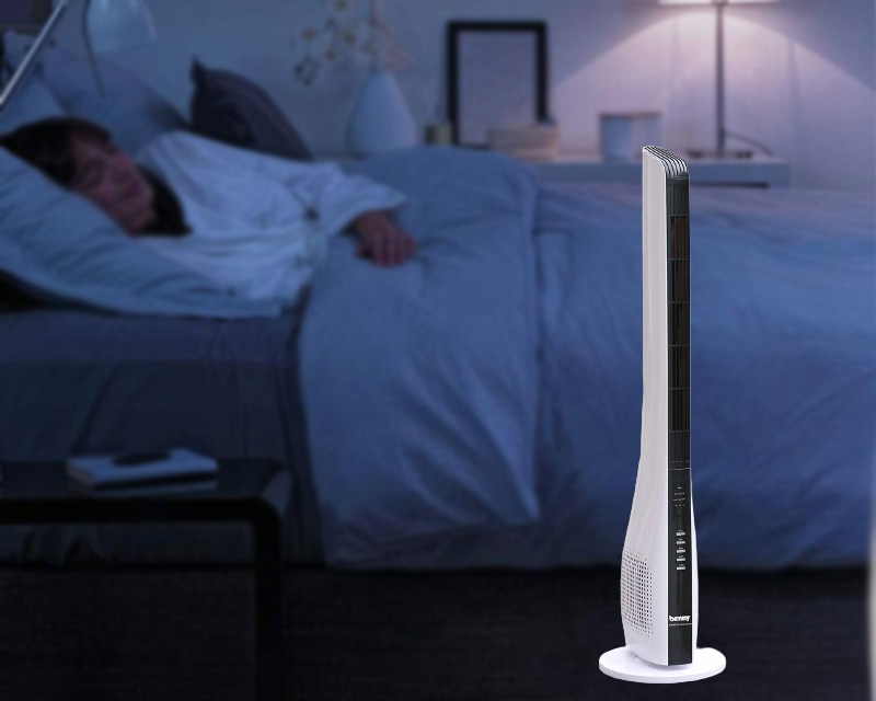 Chức năng hẹn giờ quạt Benny BF-TW1801R