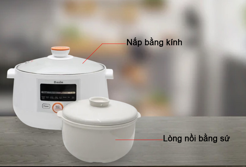 Lòng nồi Dasin DGD18-18BG làm bằng sứ