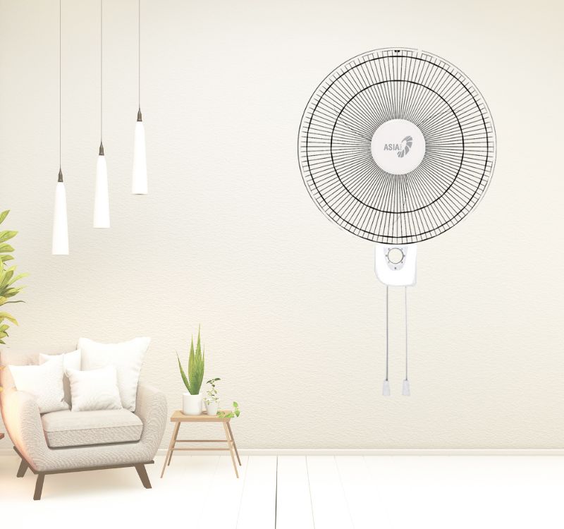 Quạt treo tường Asiavina VY357690 - Trắng có thiết kế nhỏ gọn