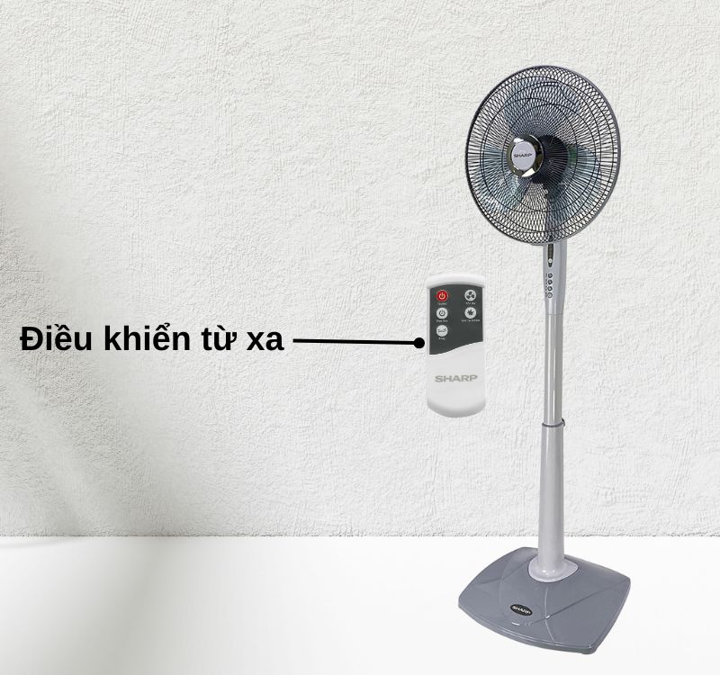 Sharp PJ-S40RV-LG có hẹn giờ và điều khiển từ xa