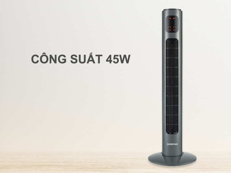 Shimono SM-TF38SP (G) hoạt động với công suất 45W