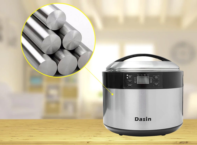 Thân nồi Dasin DGD35-35EG làm bằng thép 304