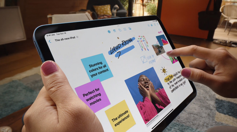 Máy tính bảng iPad 10 Wifi 64GB có dung lượng pin lớn