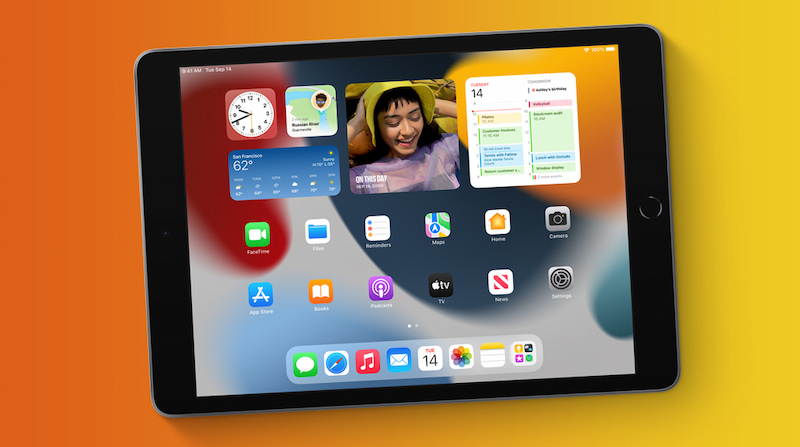 Máy tính bảng iPad Gen 9 Wifi 64GB sử dụng hệ điều hành iPadOS 15