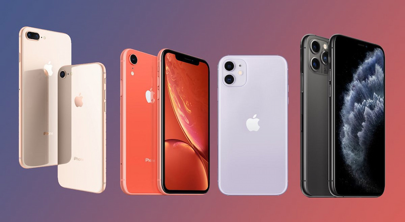 Điện thoại iPhone có nhiều mức dung lượng bộ nhớ khác nhau