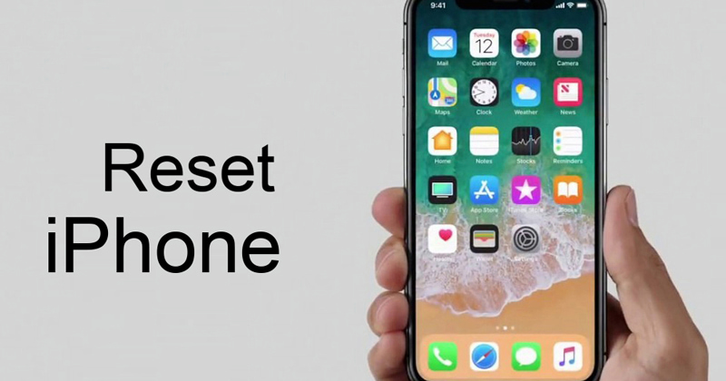 Reset iPhone để thoát khỏi chế độ DFU