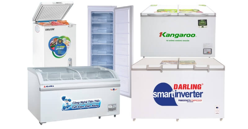 Các loại tủ đông trên thị trường 