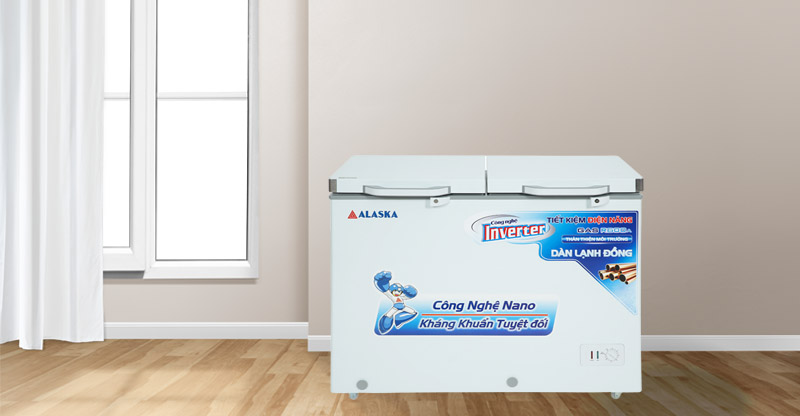 Tủ đông Alaska được trang bị lớp nhựa ABS