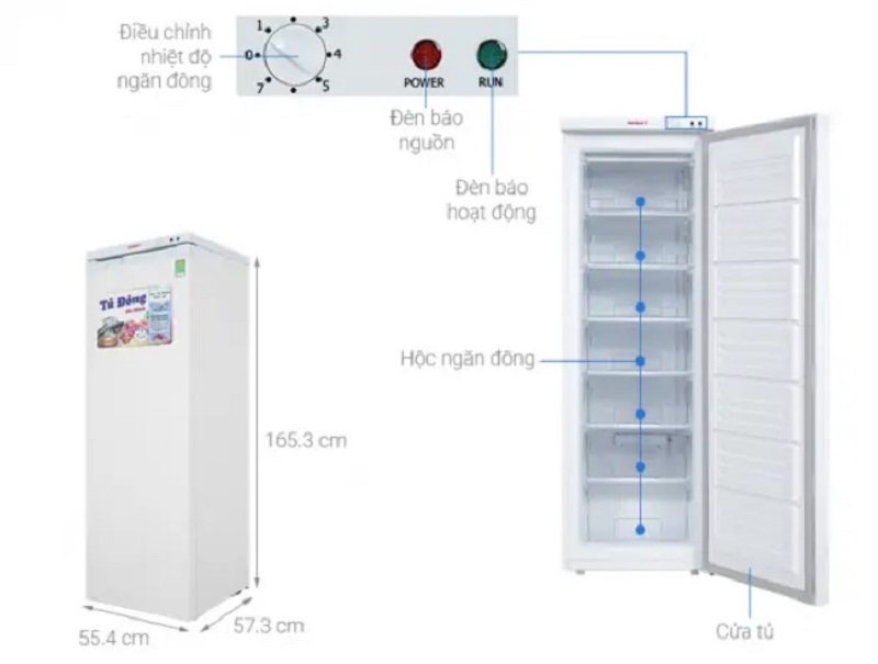 Tủ đông Sanaky 213 Lít VH 230VD