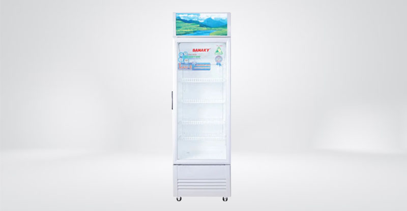 Tủ mát Sanaky ngăn tủ được làm từ chất liệu ABS