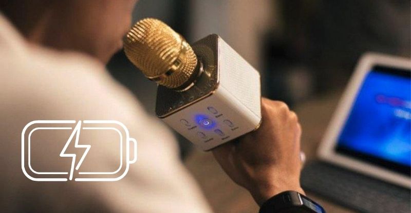 Cách sạc pin micro karaoke bluetooth
