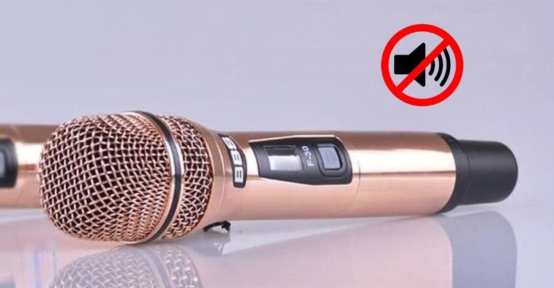 Tại sao micro không dây bị tắt tiếng