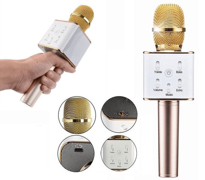 Micro và loa được tích hợp trên micro karaoke bluetooth