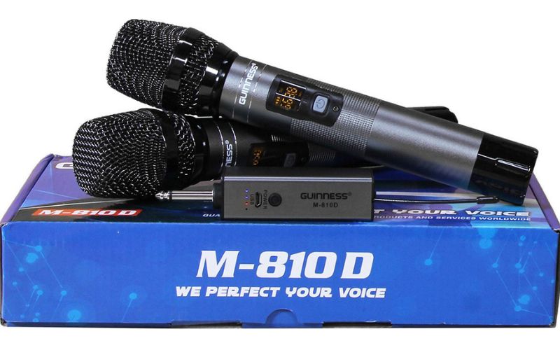Micro Không Dây Guinness M-810D