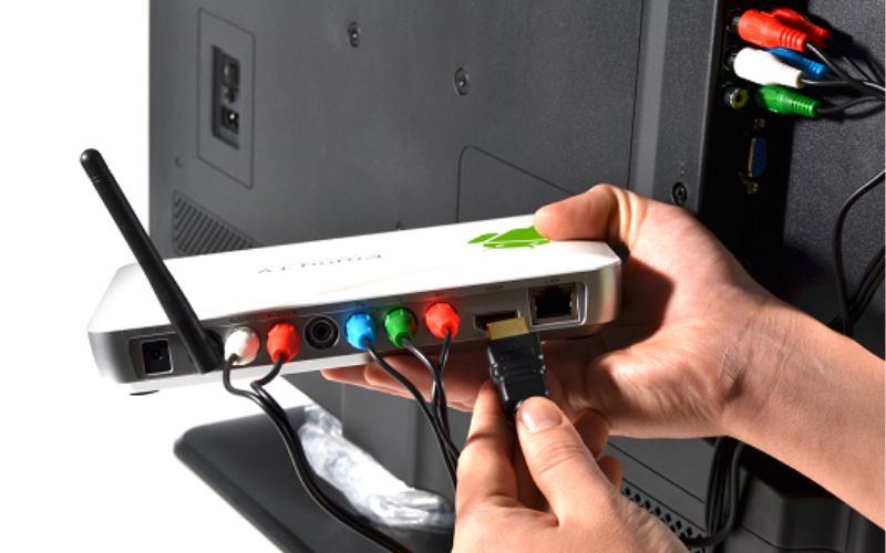 Kiểm tra lại kết nối TV box với nguồn điện
