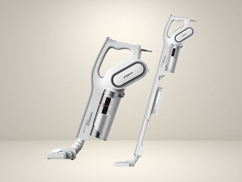 Máy hút bụi Deerma có tay cầm thiết kế 2 trong 1