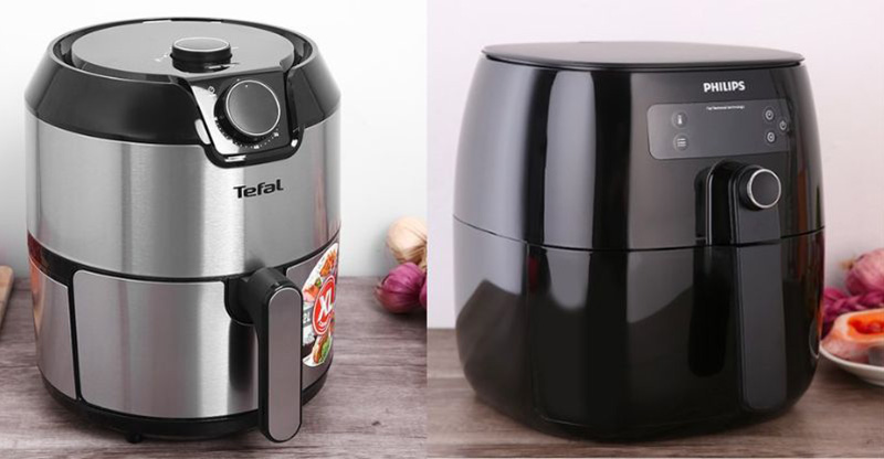 Nên mua nồi chiên không dầu Tefal hay Philip?