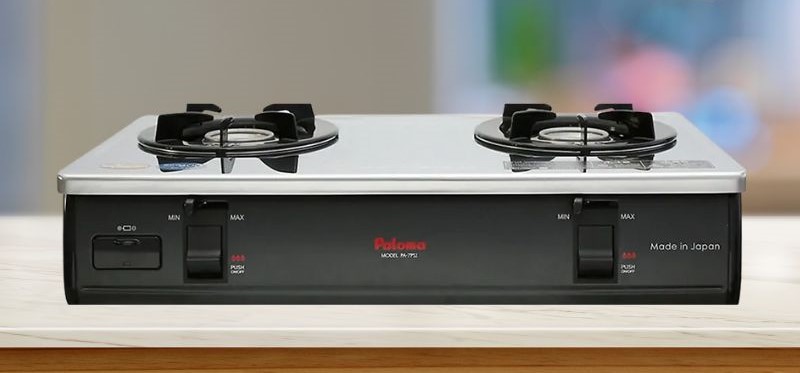 Bếp gas đôi Paloma PA-7PSJ được làm bằng chất liệu cao cấp