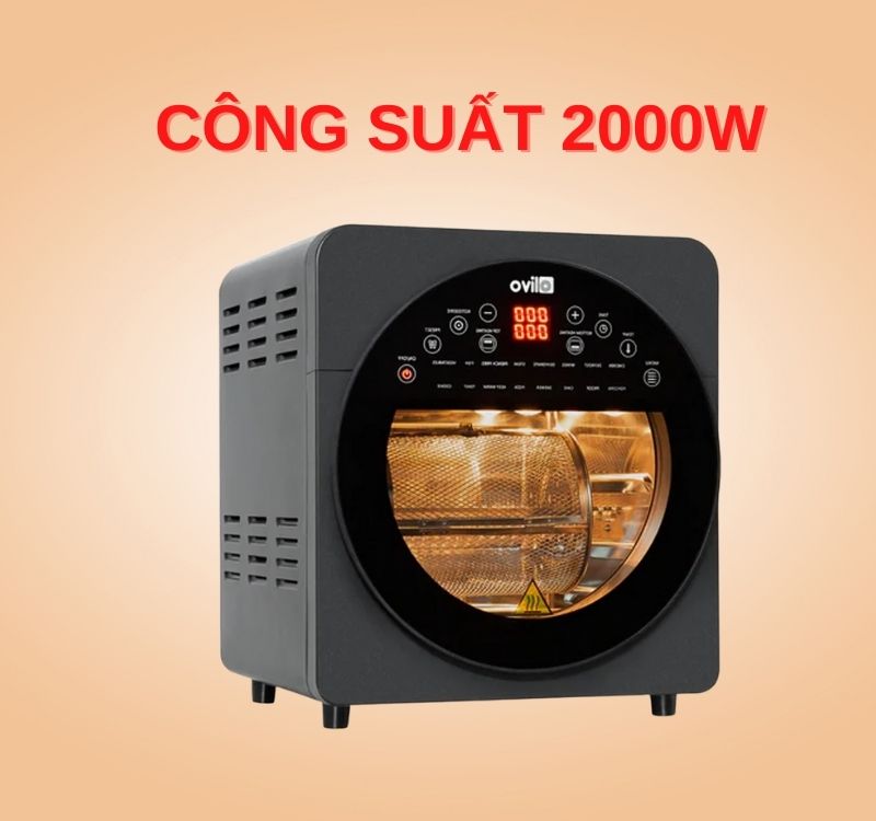 Công suất nổi bật lên đến 2000W