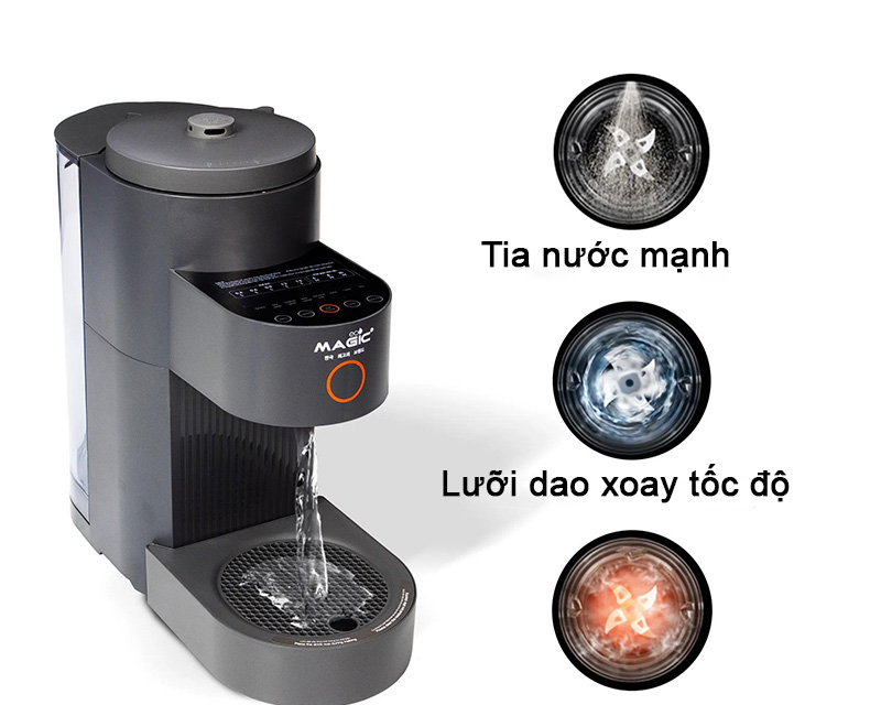 Máy làm sữa hạt Magic vận hành mạnh mẽ