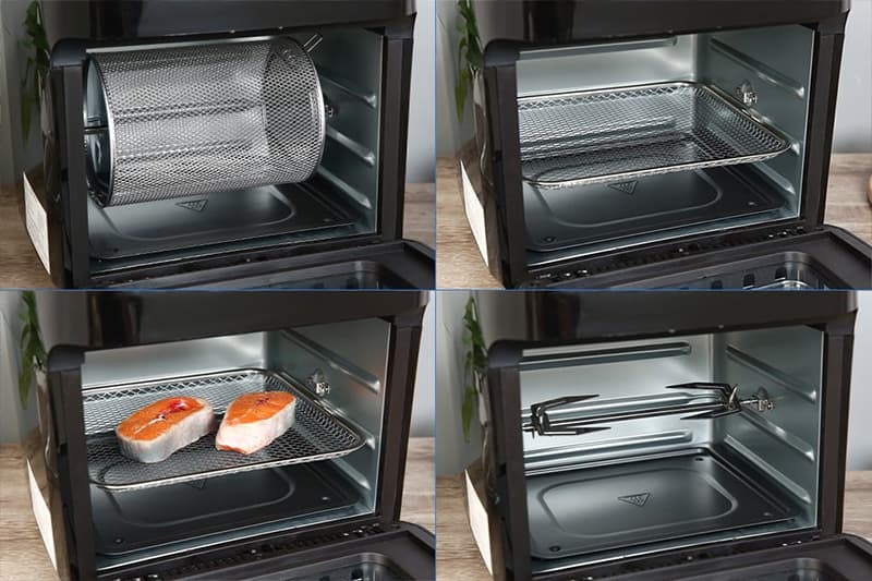 Mishio MK-281 có thêm các phụ kiện nướng tiện lợi