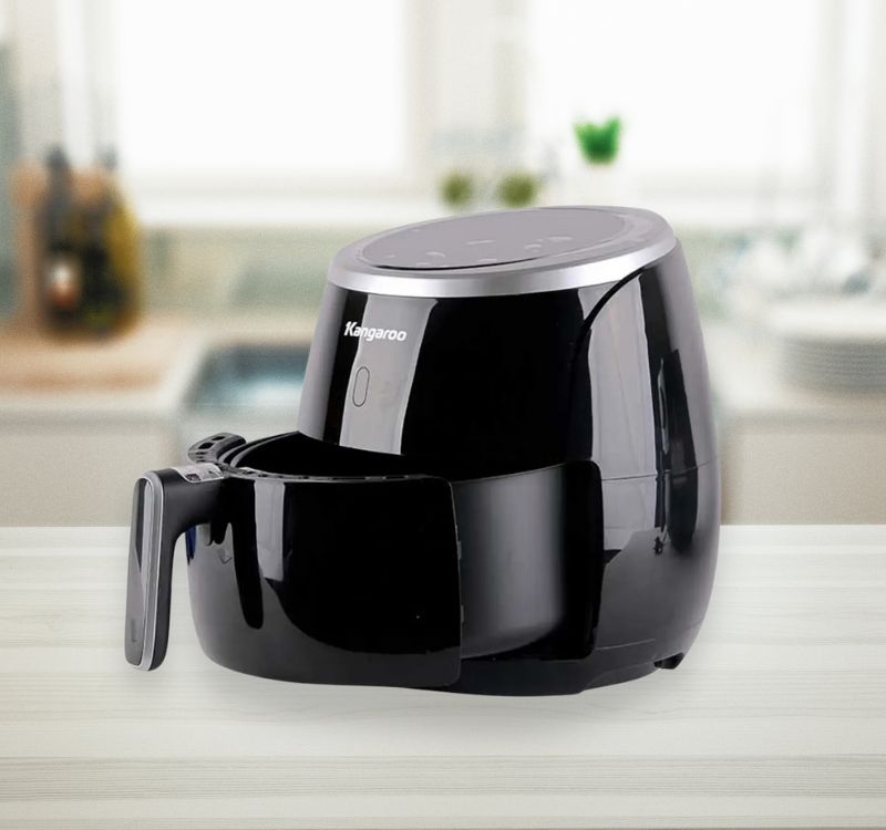 Nồi chiên không dầu Kangaroo giúp chiên nướng thức ăn ngon hơn