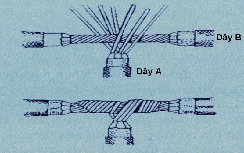 Cách nối phân nhánh dây loa lõi nhiều sợi